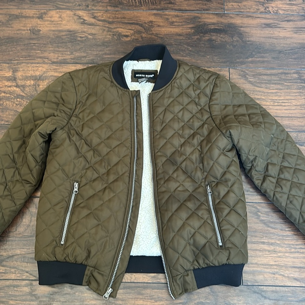 Trendy Girls quilted bomber jacket
